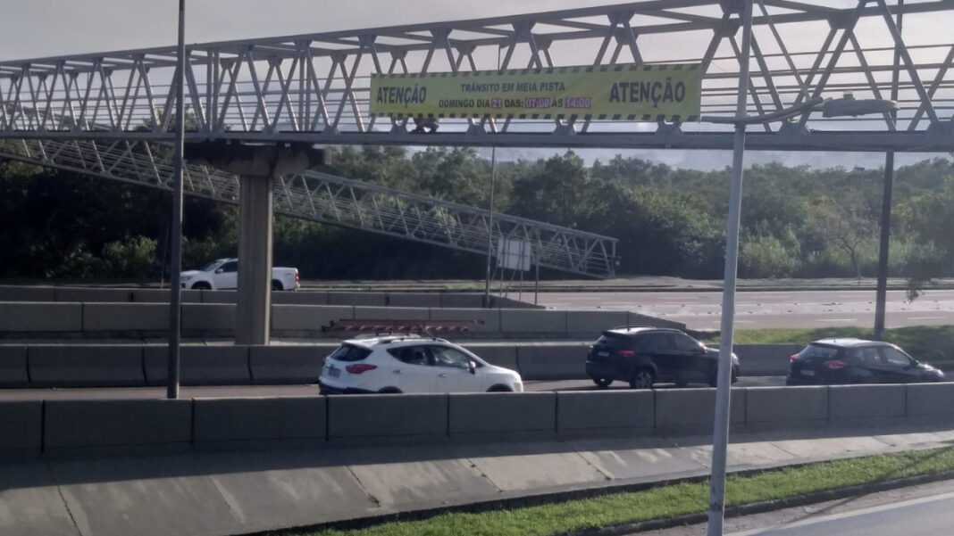 Trânsito de Florianópolis ficará “interditado” para obras no domingo; veja horários